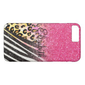 Phantastischer, gürteliger Leopardendruck, Zebrast Case-Mate iPhone Hülle (Rückseite (Horizontal))
