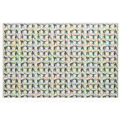 PHANTASTISCHER GYMNASTICS GRAFIKDRUCK STOFF (Fat Quarter (45,7 x 55,9 cm))