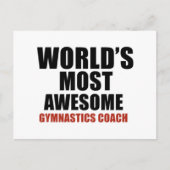 Phantastischer GYMNASTIKCOACH Postkarte (Vorderseite)