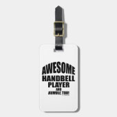 Phantastischer Handbell-Player-Gepäcksmarke Gepäckanhänger (Vorderseite vertikal)
