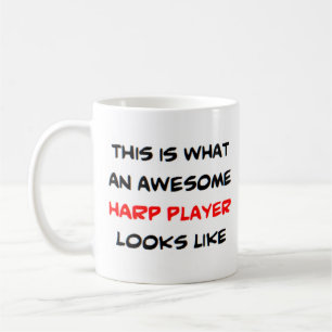 phantastischer Harfenspieler Kaffeetasse