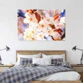 Phantastischer Haufen Sakura-Blume im Frühjahr Leinwanddruck (Insitu (Schlafzimmer))