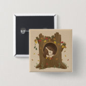 Phantastischer Herbst: Beagle Button (Vorne & Hinten)