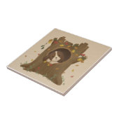 Phantastischer Herbst: Beagle Fliese (Seite)