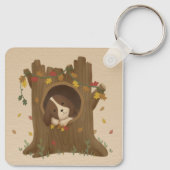 Phantastischer Herbst: Beagle Schlüsselanhänger (Rückseite)