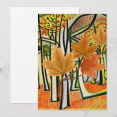 Phantastischer Herbst Feiertagskarte (Vorne/Hinten)