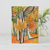 Phantastischer Herbst Feiertagskarte (Stehend Vorderseite)