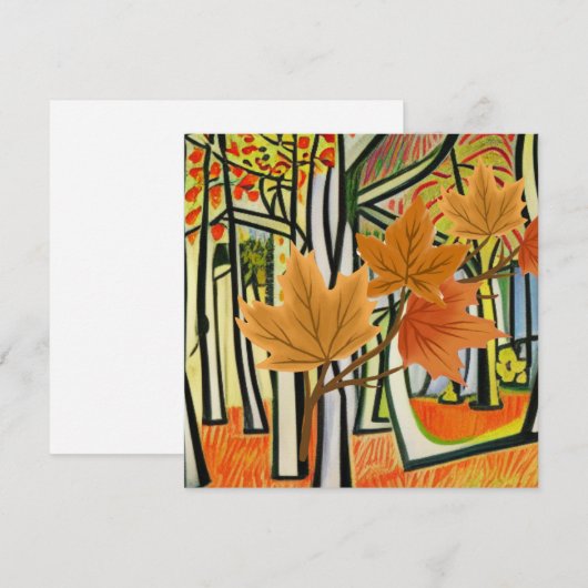 Phantastischer Herbst Feiertagskarte (Vorne/Hinten)