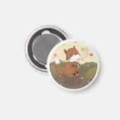 Phantastischer Herbst: Fox Magnet (Vorderseite/Rückseite)