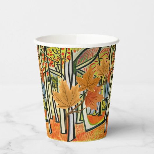 Phantastischer Herbst Pappbecher (Links)