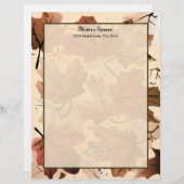 Phantastischer Herbstausschnitt Briefkopf (Vorne/Hinten)