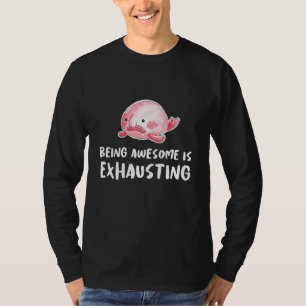 Phantastischer Hummelfisch ist das Ausatmen von la T-Shirt