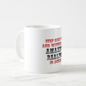 Phantastischer Immobilienmakler Kaffeetasse (Vorderseite Links)