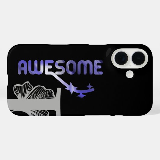 PHANTASTISCHER iPhone Case Trend Abstrakt Lavendel (Rückseite (Horizontal))