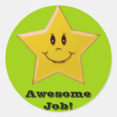 Phantastischer Job! Aufkleber (Vorderseite)