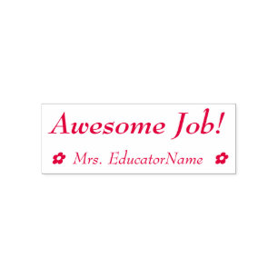 "Phantastischer Job!" Briefmarke eines Assistenten Permastempel