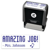 "PHANTASTISCHER JOB!" Erzieherin Rubber Briefmarke Permastempel (Beispiel)