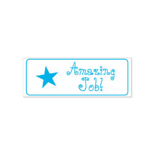 "Phantastischer Job!" Tutor Rubber Briefmarke Permastempel