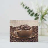 Phantastischer Kaffee Postkarte (Stehend Vorderseite)