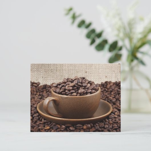 Phantastischer Kaffee Postkarte (Stehend Vorderseite)