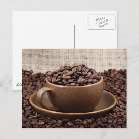 Phantastischer Kaffee Postkarte (Vorne/Hinten)