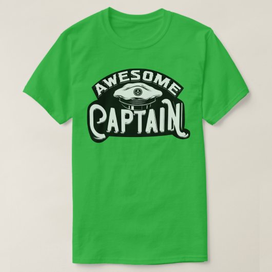 Phantastischer Kapitän T-Shirt (Design vorne)