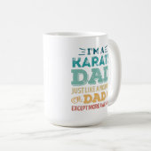 Phantastischer Karate Vater Fathers Day Funny Gift Kaffeetasse (VorderseiteRechts)