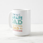 Phantastischer Karate Vater Fathers Day Funny Gift Kaffeetasse (Vorderseite Links)