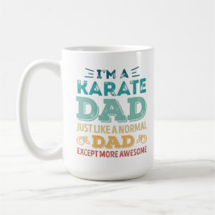 Phantastischer Karate Vater Fathers Day Funny Gift Kaffeetasse