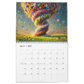 Phantastischer KI-Fowers-Kalender Kalender (Mär 2027)
