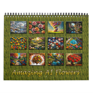 Phantastischer KI-Fowers-Kalender Kalender