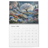 Phantastischer KI-Fowers-Kalender Kalender (Jan 2026)