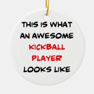 phantastischer Kicker Keramik Ornament