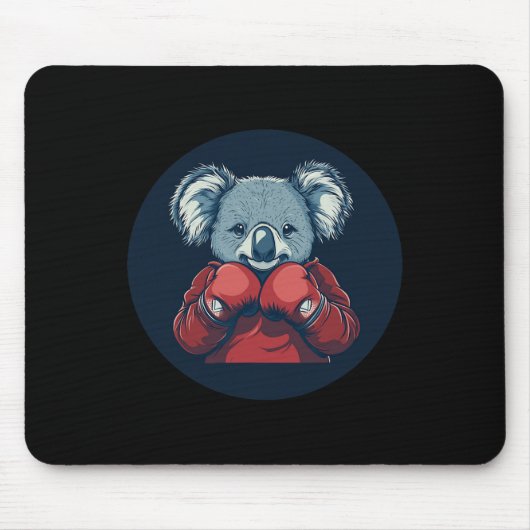 Phantastischer Koala Bear Boxer für eine Knockout  Mousepad (Vorne)