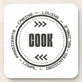 Phantastischer Koch Getränkeuntersetzer (Vorderseite)