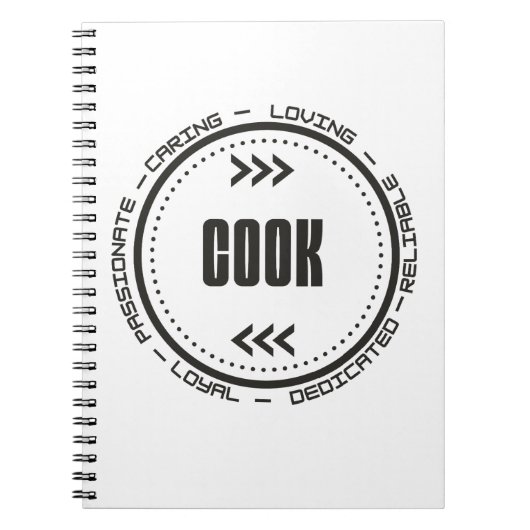 Phantastischer Koch Notizblock (Vorderseite)