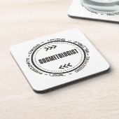 Phantastischer Kosmetologe Getränkeuntersetzer (Linke Seite)