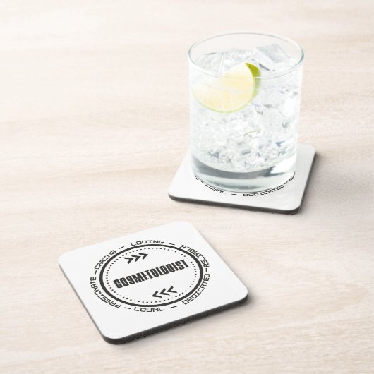 Phantastischer Kosmetologe Getränkeuntersetzer (Rechte Seite)