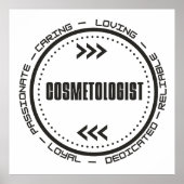 Phantastischer Kosmetologe Poster (Vorne)