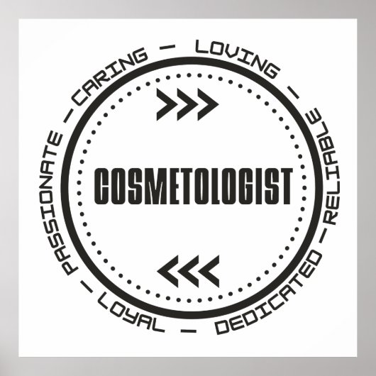 Phantastischer Kosmetologe Poster (Vorne)