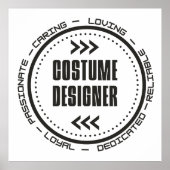 Phantastischer Kostümbildner Poster (Vorne)