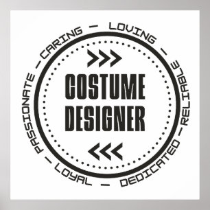 Phantastischer Kostümbildner Poster