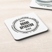 Phantastischer Kranbetreiber Getränkeuntersetzer (Linke Seite)