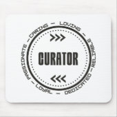 Phantastischer Kurator Mousepad (Vorne)
