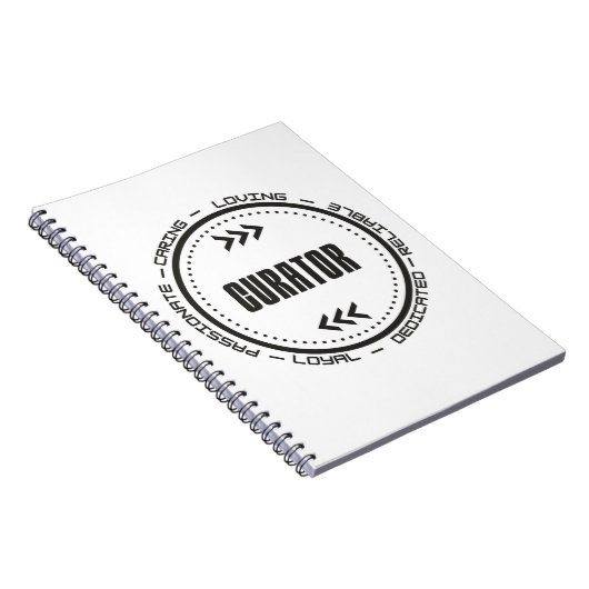 Phantastischer Kurator Notizblock (Rechte Seite)