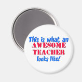 Phantastischer Lehrer Magnet (Vorderseite/Rückseite)