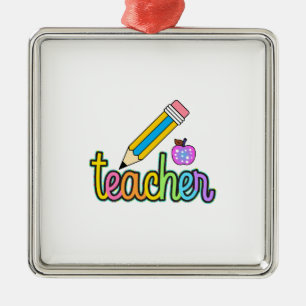 Phantastischer Lehrer Ornament Aus Metall