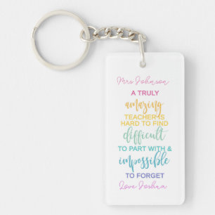 phantastischer Lehrer schwer zu finden unmöglich z Schlüsselanhänger