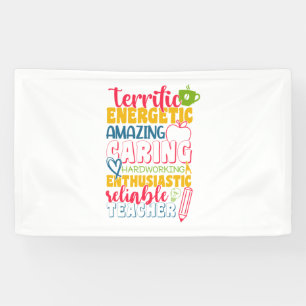 Phantastischer Lehrertag Gekümmert Lehrer Banner