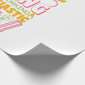 Phantastischer Lehrertag Gekümmert Lehrer Geschenkpapier (Ecke)